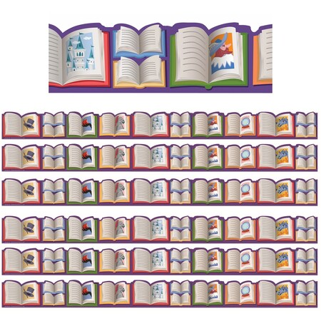 Eureka Once Upon A Dream Story Book Extra Wide Die-Cut Deco Trim, 72PK 846353